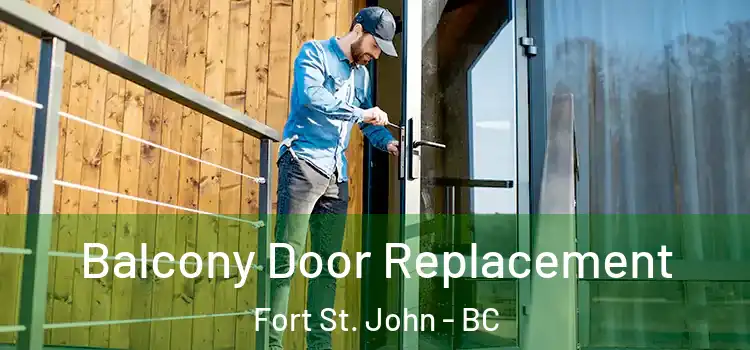  Balcony Door Replacement Fort St. John - BC